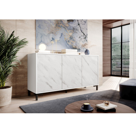MARMO komoda KOM150/3D biały MARMO komoda KOM150/3D biały
