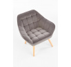 ROMEO fotel, szürke/természetes