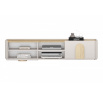 AMILIO RTV 170 1K1SZ - cashmere / dąb olejowany / uchwyty dąb jasny