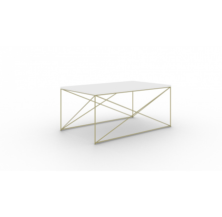 Dante Kávézó Asztal Arany+Fehér