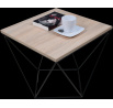 DIANA dohányzóasztal 50x50 Fekete+Sonoma