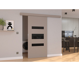 Falra szerelhető tolóajtó DESIO 96 Kashmir+Kashmir