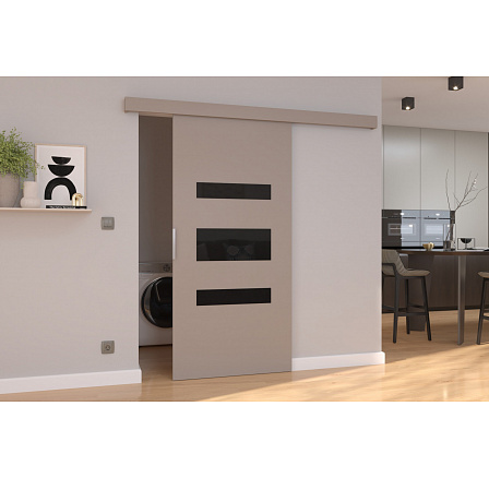 Falra szerelhető tolóajtó DESIO 96 Kashmir+Kashmir