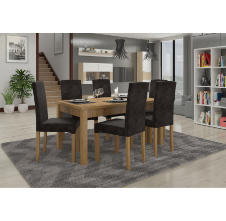 RODOS 56 Craft Gold asztal és szék készlet