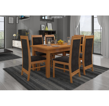 RODOS 7 Asztal és Szék Készlet, Éger