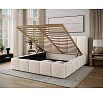 Bed Edvige + wooden frame/ standard lift/ bedding box 160x200 Jaffray 18 Not applicable 1