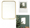 Arcilla arany téglalap alakú tükör