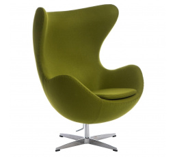 Tojásfotel kasmír világoszöld 40 Prémium