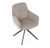Jídelní židle, béžová, látka, DCH-P3174 LAN2