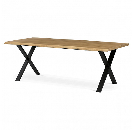 Étkezőasztal 210x100cm, MDF, vad tölgy, HT-F4321 OAK Étkezőasztal 210x100cm, MDF, vad tölgy, HT-F4321 OAK