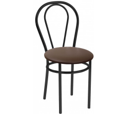 Eco barna szék - fekete keret Tulipán