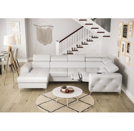 NAROŻNIK ORION MAX III RELAX Z FUNKCJĄ SPANIA 165x320x190 SKÓRA NATURALNA - Skóry naturalne - Wybierz swój kolor , prawa