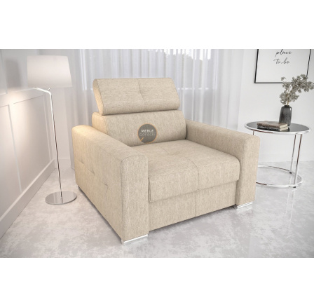 FOTEL MARGO 110 CM - Odcienie beżu