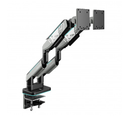 Kettős monitor tartó 49 hüvelyk, szürke-fekete RGB X-Arm Dual