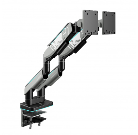 Kettős monitor tartó 49 hüvelyk, szürke-fekete RGB X-Arm Dual