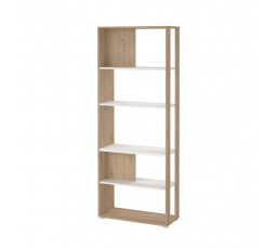 Regál SIGAL 592, Jackson hickory/Bílá