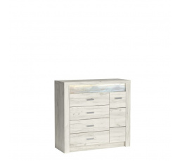 INDIANAPOLIS I17 komód, craft fehér