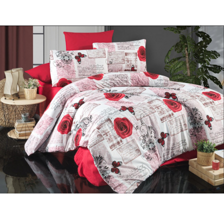 Bavlněný povlak na polštář Red roses