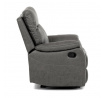 Polohovací křeslo, šedá, látka vintage, TV-4092 GREY3