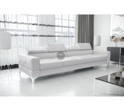 SOFA TOSCANIA IV 315 CM SKÓRA NATURALNA - Skóra biała