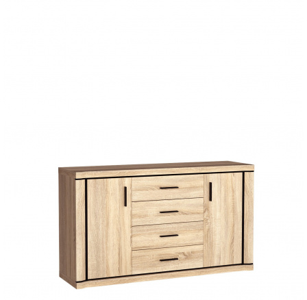 DALLAS D1 komódia Sonoma tölgy