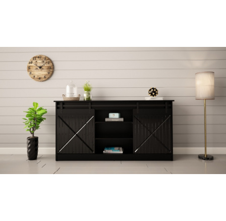 GRANERO komód, Fekete