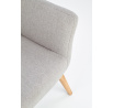 COTTO fotel, világosszürke