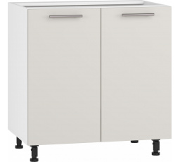 Konyhai alsó szekrény VENTO D-80/82, kasmír/fehér