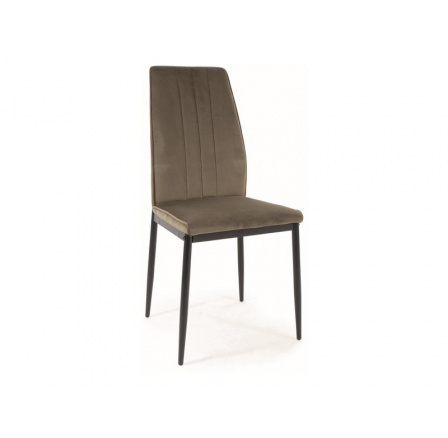 KRZESŁO ATOM VELVET CZARNY STELAŻ/OLIWKA BLUVEL 77 KRZESŁO ATOM VELVET CZARNY STELAŻ/OLIWKA BLUVEL 77