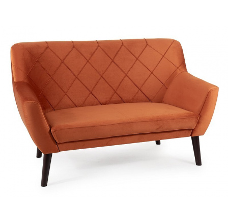SOFA KIER 2 VELVET CYNAMON BLUVEL 4215 / WENGE SOFA KIER 2 VELVET CYNAMON BLUVEL 4215 / WENGE