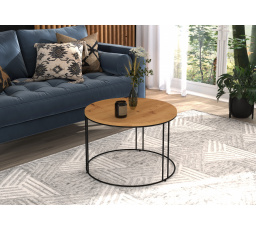 NOEL dohányzóasztal Fekete+Artisan