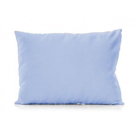 Bavlněný povlak na relaxační polštář světle modrý 45x120