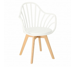 Sirena szék karfákkal fehér