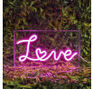 Akril LED lámpa Szerelem