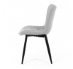 Jídelní židle, šedá, látka, HC-462 SIL2