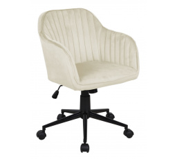 Forgószék bársony bézs FB1-FX