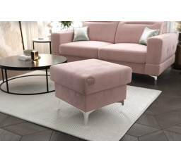 PUFA ZE SCHOWKIEM MALIBU 55X55 CM - Odcienie Różu