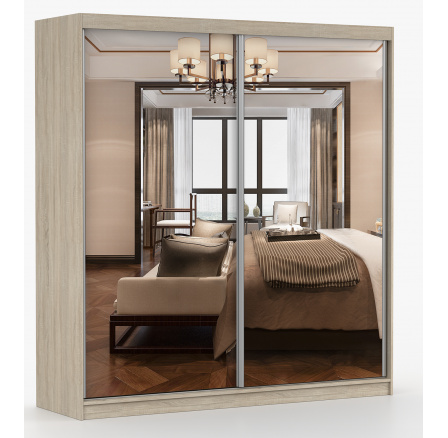 MULTI 20 gardróbszekrény - 203 cm, Sonoma Tölgy