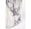 AMARETTO dohányzóasztal, fehér márvány hatás