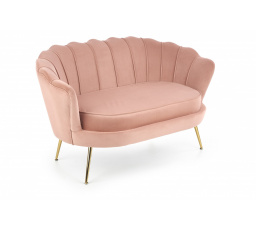 AMORINITO XL kanapé, világos rózsaszín/arany