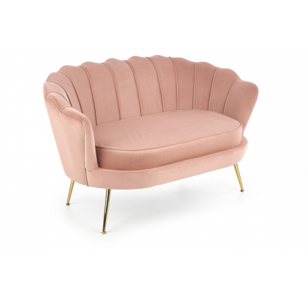 AMORINITO XL kanapé, világos rózsaszín/arany