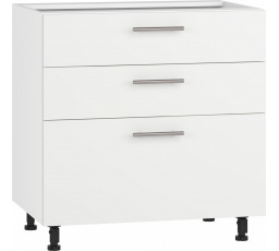 Konyhai alsó szekrény VENTO D3S-80/82, fehér matt