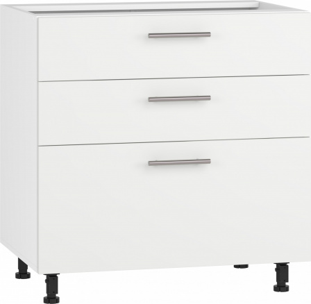 Konyhai alsó szekrény VENTO D3S-80/82, fehér matt