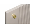VESPER RTV 187 4D - cashmere mdf / cashmere / złote uchwyty / cokół