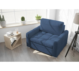 FOTEL VERONA 105 CM (odcienie niebieskiego) - szybka wysyłka