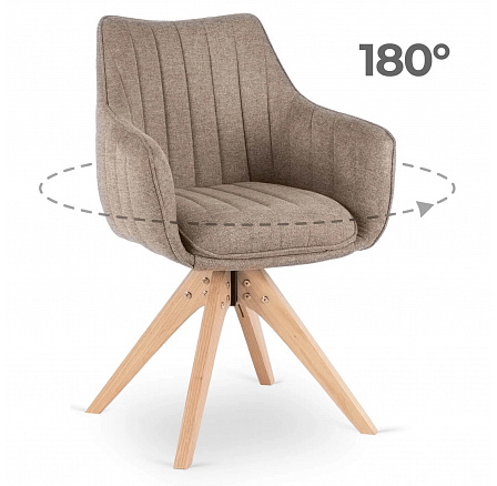 Krzesło Obrotowe LEMON Beżowe