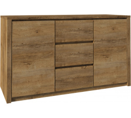 MONTANA K2DP komód, Lefkas tölgy