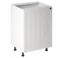 Konyhai alsó szekrény - PROWANSJA D601D - Bal, Fehér/Andersen fenyő