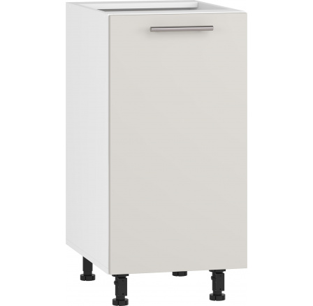 VENTO alsó konyhaszekrény D-40/82, fehér / kasmír