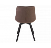 MONTI VELVET forgó étkezőszék, Cappuccino Bluvel 38/Fekete